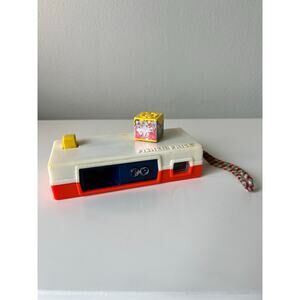 Vintage Fisher-Price Pocket Camera Toy #474-Zoo Picture Slides 1974 Works